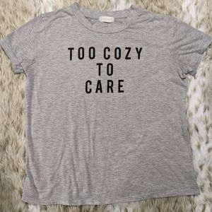 Altard State Grey Too Cozy Shirt Size Large